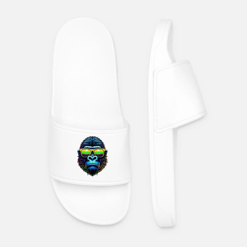 Gorilla - Men’s Pool Sliders - white