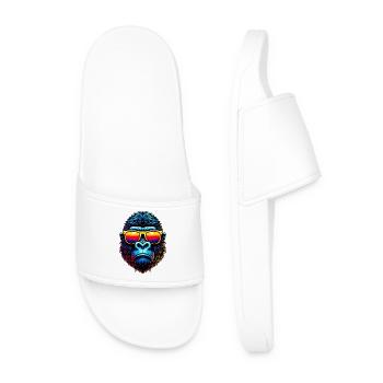 Gorille - Claquettes Homme - blanc - Devant