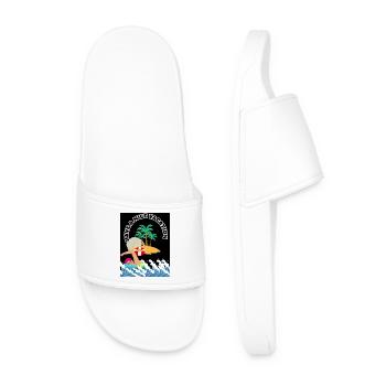 tourism - Men’s Pool Sliders - white - Front