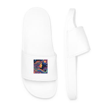 Vierge Astrologie Né Cadeau - Claquettes Homme - blanc - Devant