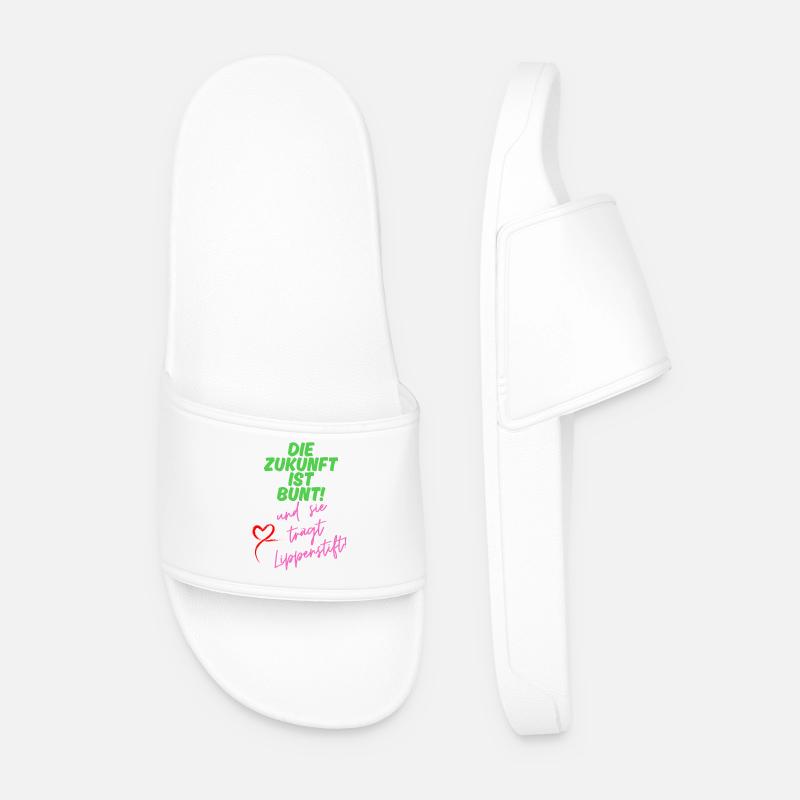 Zukunft - Männer Badelatschen - Weiß