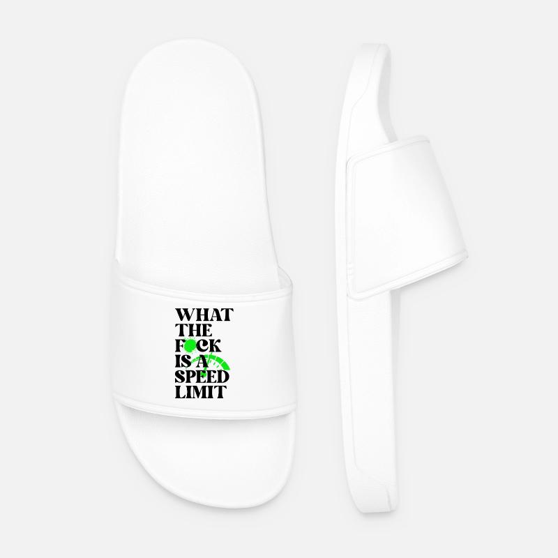 Auto - Männer Badelatschen - Weiß