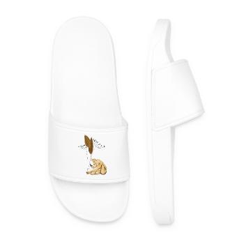 Seedbound Centaur with Dried Pods - Men’s Pool Sliders - white - Front