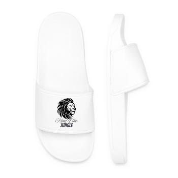 King_of_the_jungle - Claquettes Homme - blanc - Devant