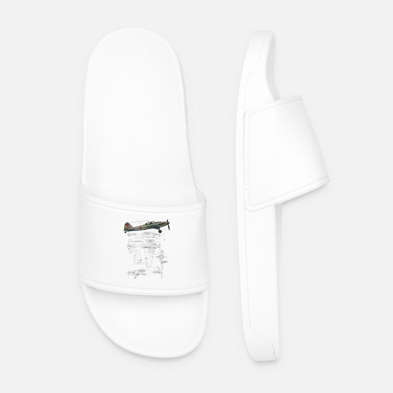 IL-2 - Männer Badelatschen - Weiß