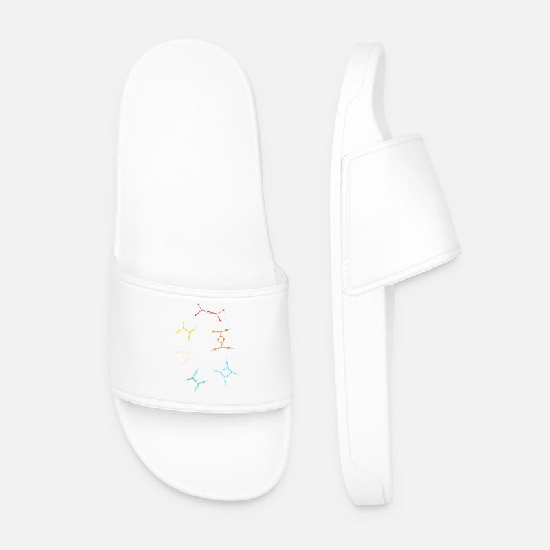 Quantum Physics Quantum Physics Quantum Leap - Men’s Pool Sliders - white