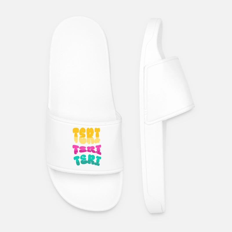 Teri - Männer Badelatschen - Weiß