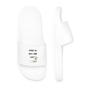 Veux-tu être mon parrain ? - Claquettes Homme - blanc - Devant