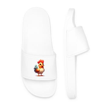 Coq mignon - Claquettes Homme - blanc - Devant