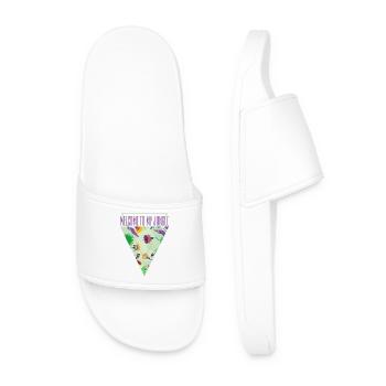 Bienvenue dans la jungle - Claquettes Homme - blanc - Devant