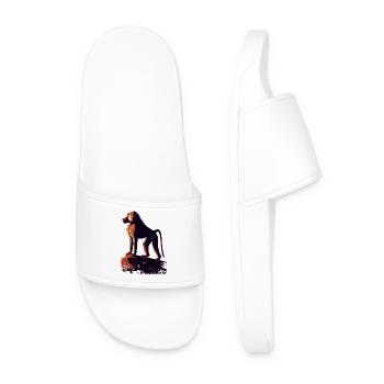 Baboon - Men’s Pool Sliders - white - Front