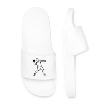 dodgeball - Men’s Pool Sliders - white - Front