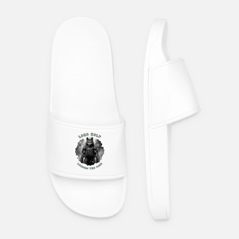 Lone Wolf Commando - Tactical Alpha Soldier - Claquettes Homme - blanc