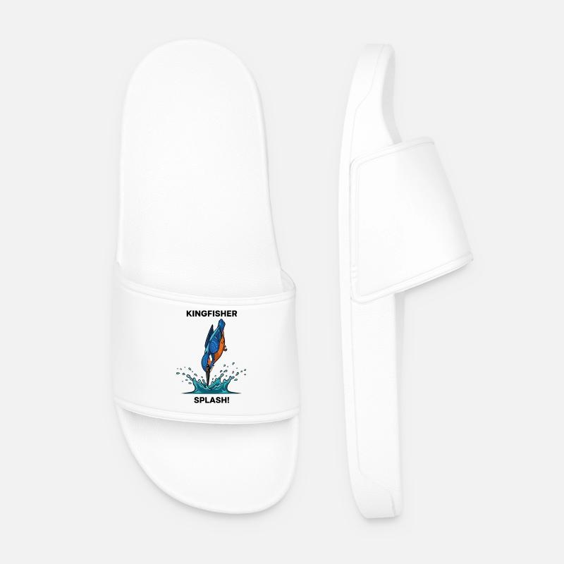 Kingfisher Splash Kingfisher River - Men’s Pool Sliders - white