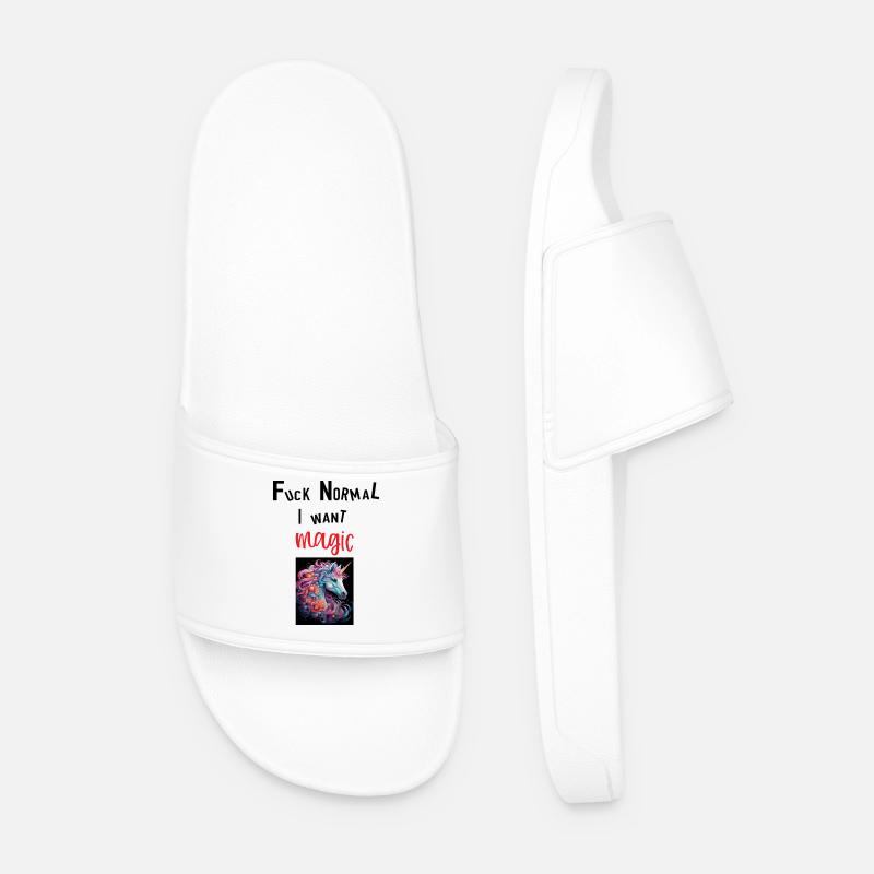 Magic - Men’s Pool Sliders - white