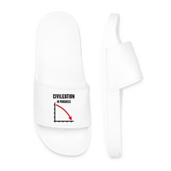 Civilisation en cours (Civilisation POS Red 2C) - Claquettes Homme - blanc - Devant
