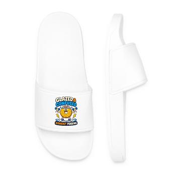 Glazed & Confused Workout Pending - Men’s Pool Sliders - white - Front