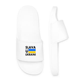 Ukraine - Claquettes Homme - blanc - Devant