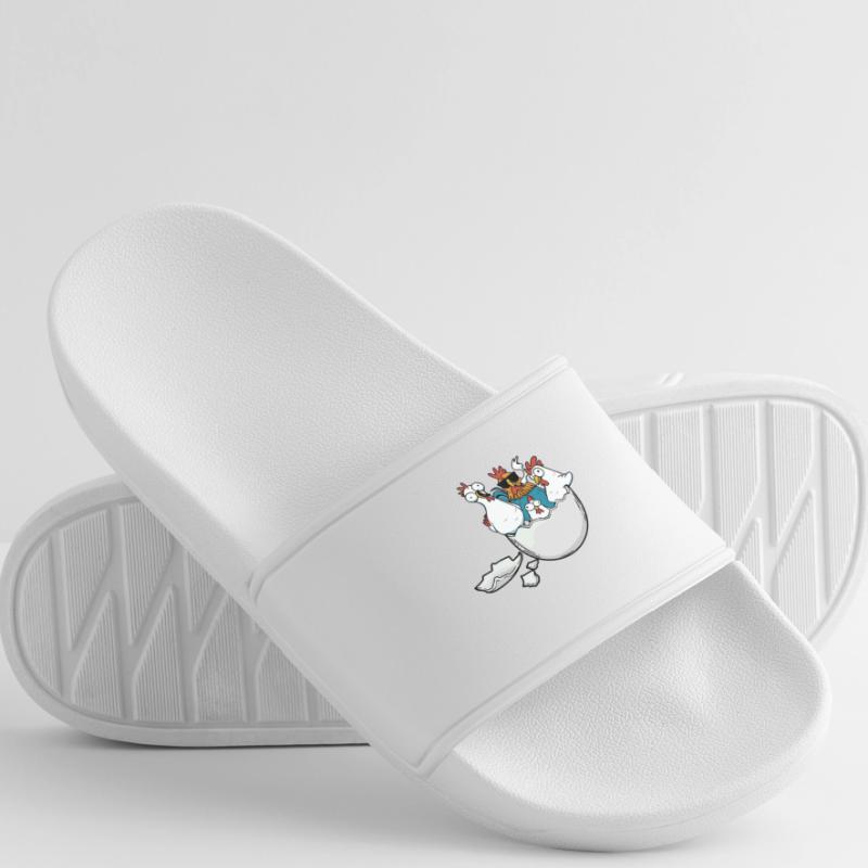 Eggshell Chickens Easter Eggs Poultry Poultry Men’s Pool Sliders