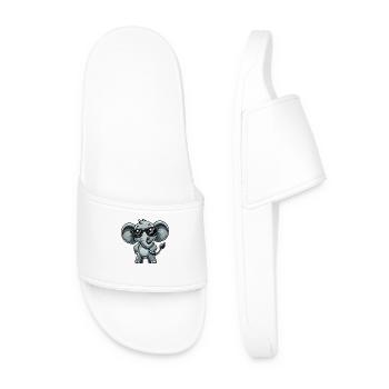 Lunettes de soleil éléphant - Claquettes Homme - blanc - Devant