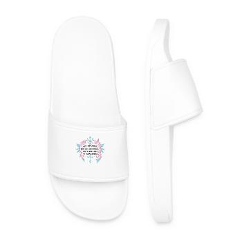 My Besties Kids May Be Feral - Men’s Pool Sliders - white - Front