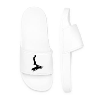 Motoneige pilote Stunts - Claquettes Homme - blanc - Devant
