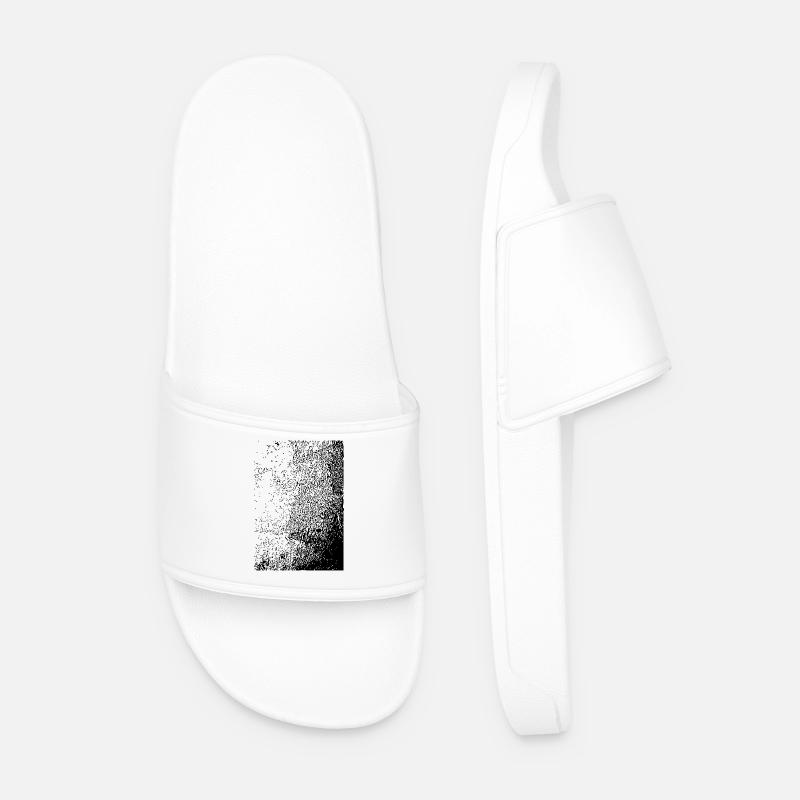 Conception abstraite - Claquettes Homme - blanc