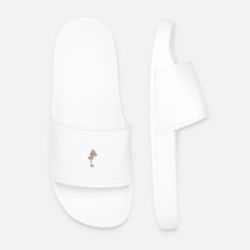 teddy - Männer Badelatschen - Weiß