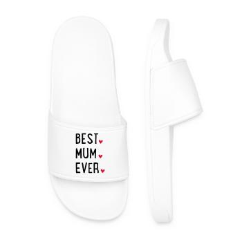 La meilleure maman - Claquettes Homme - blanc - Devant