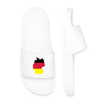 Germany - Men’s Pool Sliders - white - Front
