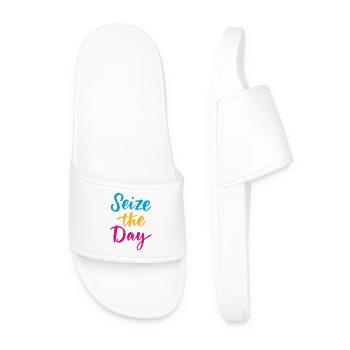 Saisissez le jour - Claquettes Homme - blanc - Devant