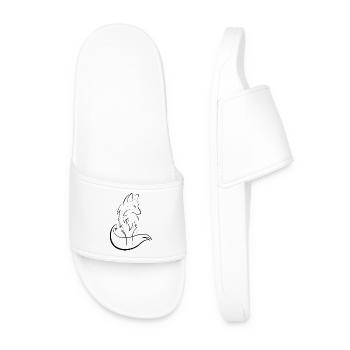 Fox Fox Symbol icône Art Illustration Graphique - Claquettes Homme - blanc - Devant