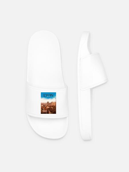 Lyon - Claquettes Homme - blanc