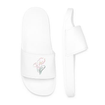 CALLA mix Red-Pink - Men’s Pool Sliders - white - Front