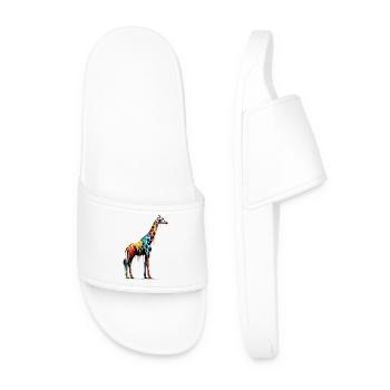 Girafe - Claquettes Homme - blanc - Devant