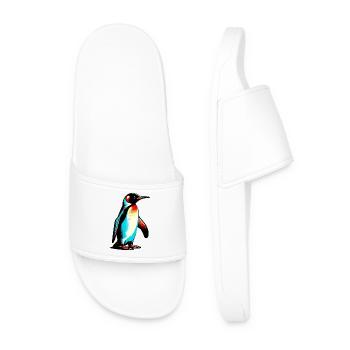 Penguin - Men’s Pool Sliders - white - Front