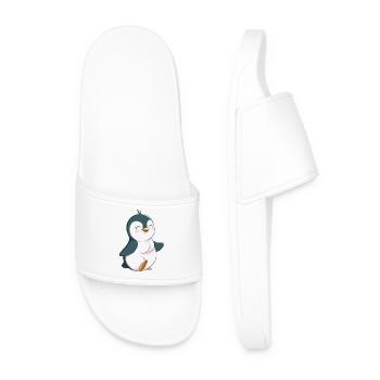 Cute Penguin - Men’s Pool Sliders - white - Front