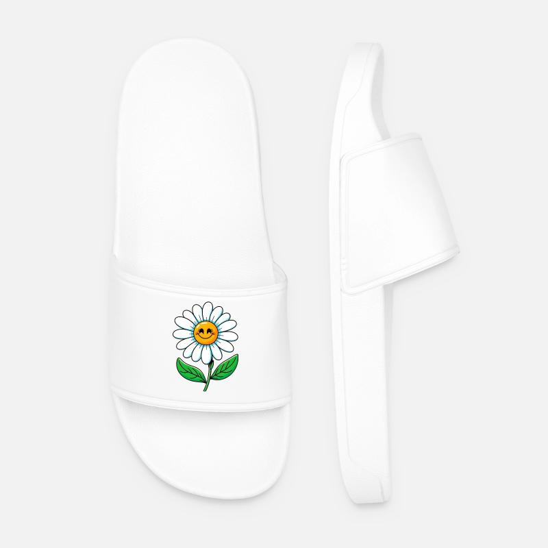 Daisy - Men’s Pool Sliders - white