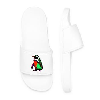 Penguin - Men’s Pool Sliders - white - Front