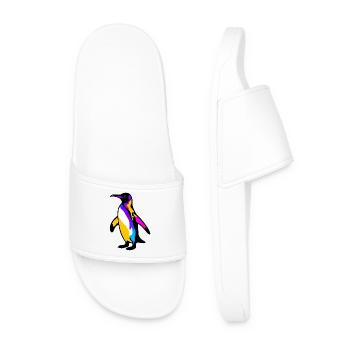 Penguin - Men’s Pool Sliders - white - Front