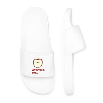 to Apple - Men’s Pool Sliders - white - Front
