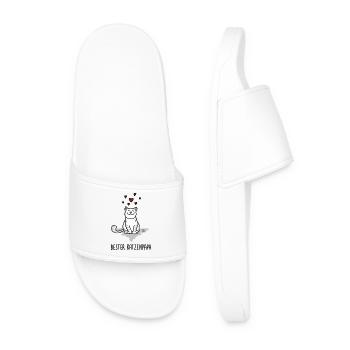 Meilleur papa chat - Meilleur papa chat - Cat Love - Claquettes Homme - blanc - Devant