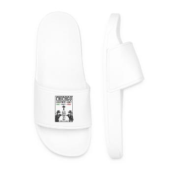 The Godfather of Chicago - Men’s Pool Sliders - white - Front