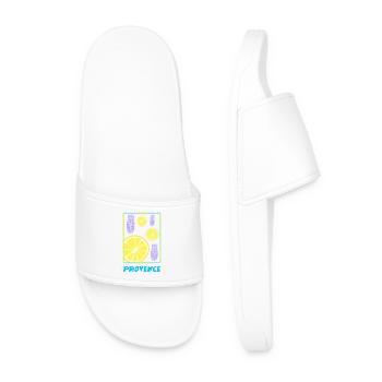 The good life in Provence - Men’s Pool Sliders - white - Front