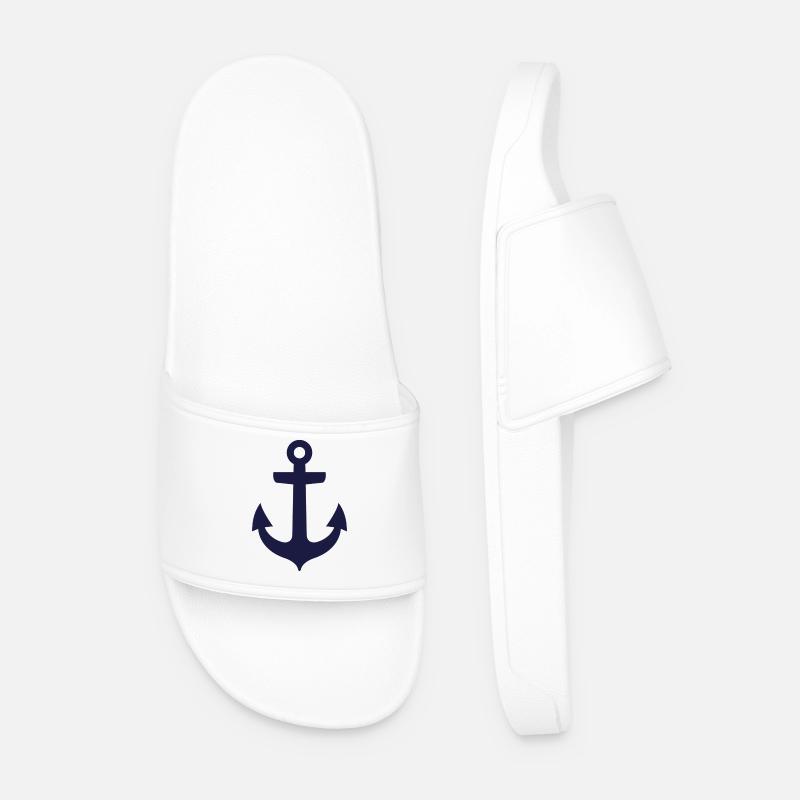 Anchor - Men’s Pool Sliders - white