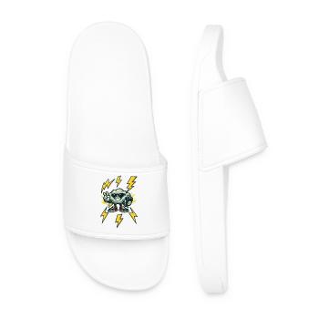 Dondercloud Rockster - Men’s Pool Sliders - white - Front