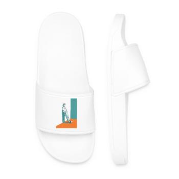 Urban Silhouette - Men’s Pool Sliders - white - Front