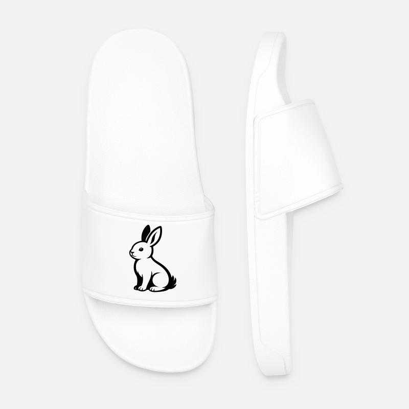 Hare - Men’s Pool Sliders - white