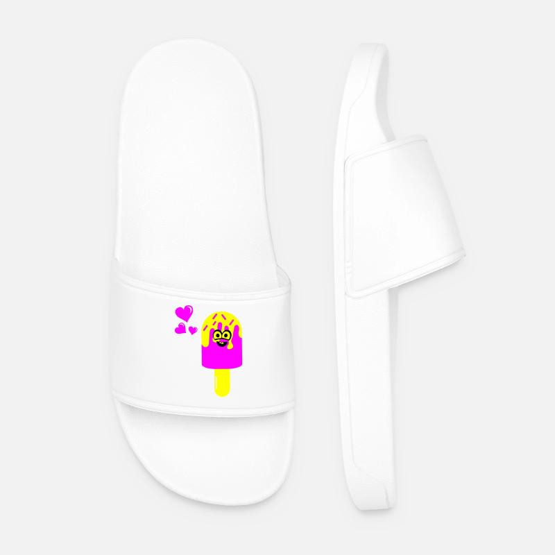 Eis Eiscreme - Men’s Pool Sliders - white