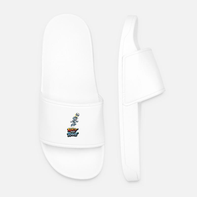 Header Robot - Men’s Pool Sliders - white